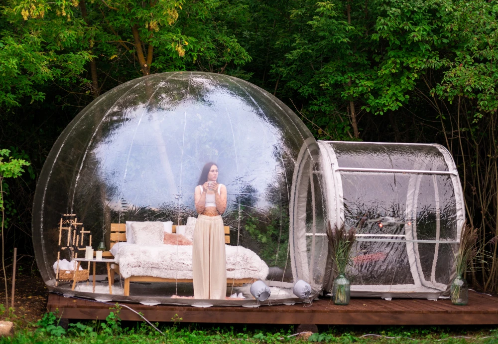 what is a bubble tent